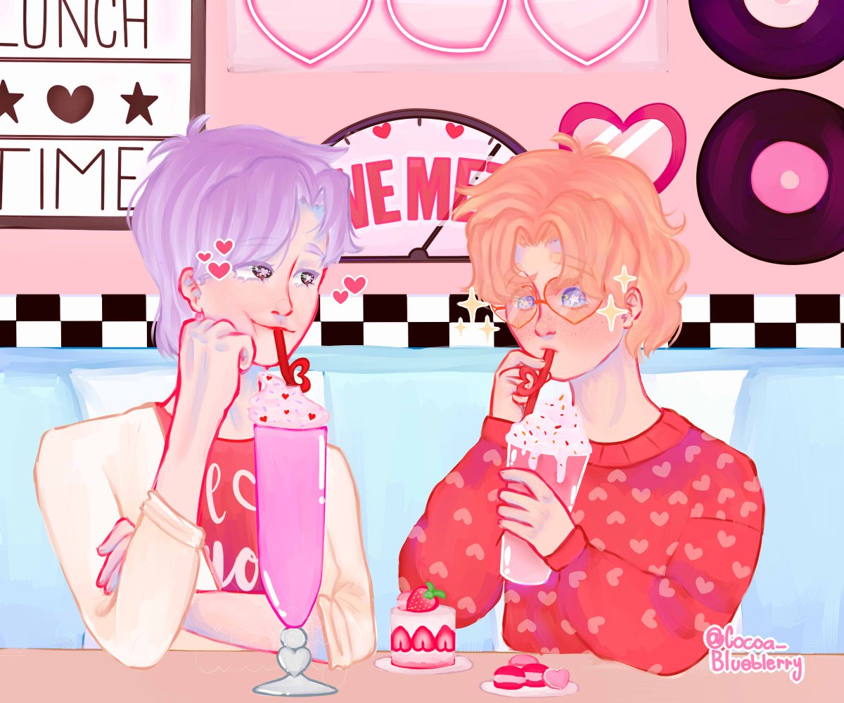 CocoaBlueberry's tweet photo. Something for valentine's day I never post here #Quicksmart https://t.co/BvbJoW4hWt
