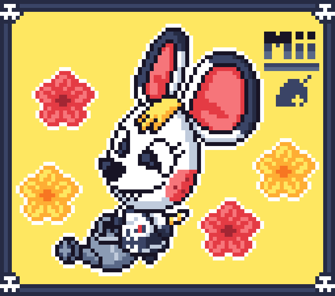 mii02323834's tweet photo. The image quality when i upload the original tweet was blurry, lmao
Anyway, i'm back, after a vacation, here's another sprite of Bella/Prity 🐁
#pixelart #AnimalCrossing #digitalart #bella #Prity #Nintendo https://t.co/7tfZZyz5WM