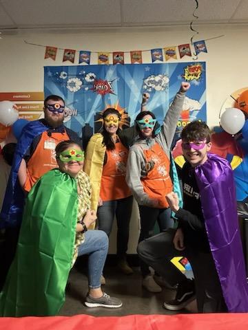 Leslie_W_HD's tweet photo. Super Hero Success Sharing @1764 Celebration with the freight team!! And soon to be little Spiderman Wyatt! @DennisYoungbloo @B_HomeDepot @sarahmae_666 @Rachel_1764 @christopher_ccs @hollytate122 @waynehomedepot https://t.co/sdVlponaMl