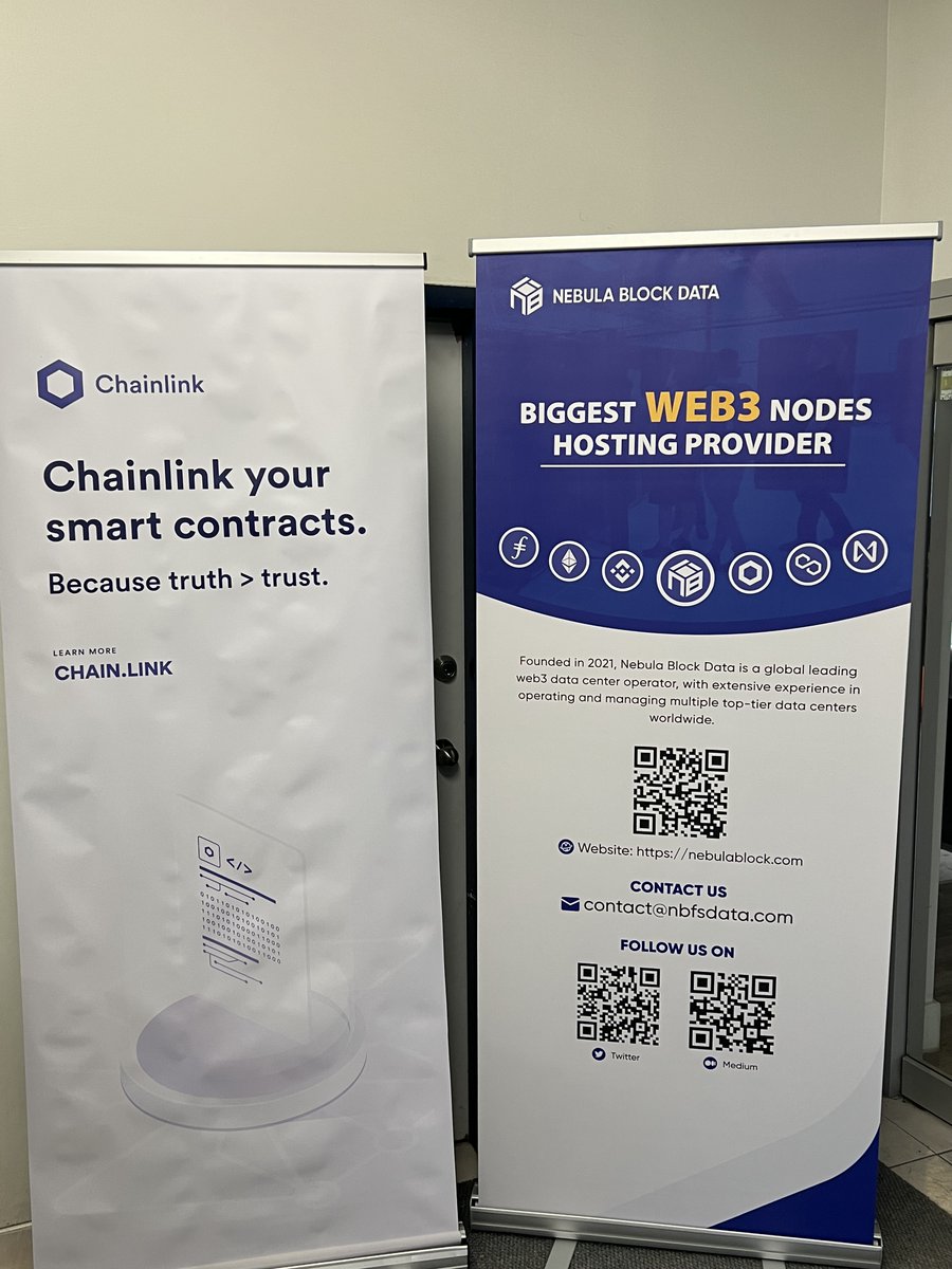 Choo_Kity_Pok's tweet photo. Congrats #Chainlink and #Web3MTL to have organized the event "BUILDing Cross-Chain Decentralized Storage" in Montreal.

In short, we were talking about the development and implementation of a decentralized storage system that can operate across multiple blockchain networks. 🧑‍💻 https://t.co/gJ6SSjv7so