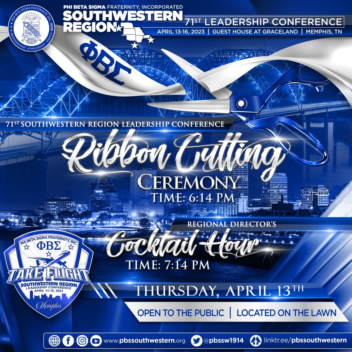 It’s time to Take Flight <a href="/pbssw1914/">Phi Beta Sigma - Southwestern Region</a>  <a href="/pbs_1914/">Phi Beta Sigma</a> <a href="/TheMemphisZetas/">Alpha Eta Zeta | Memphis Zetas</a> <a href="/Sigma_Memphis/">Sigma Memphis</a> <a href="/DeltaNuPBS/">BIG DELTA NU 🤘🏾</a>