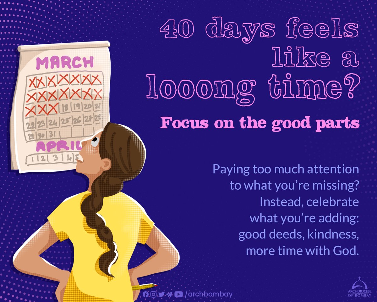 archbombay's tweet image. They are to do good, to be rich in good works, to be generous and ready to share… - 1 Timothy 6:18

#BackToGod #Lent #LookForward #Repent #Believe