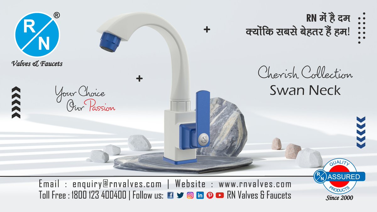 RNValves's tweet photo. Update your bathroom look with RN Cherish Swan Neck Tap! It comes with unique colors and 3 years of warranty.
#swannecktap #swanneck #swannecktapprice #ptmttaps #ptmtfaucet #rnvalves #bathroomfaucet #kitchenfaucet #tapprice #rnptmttaps #cherishcollection #watertap https://t.co/6fkz4vnYlq