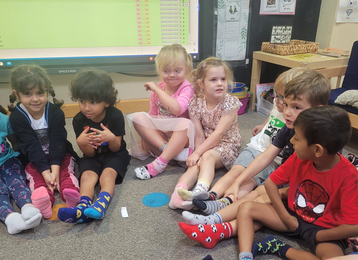 So lovely to see all our children, even our very youngest, embracing our celebration of neurodiversity and Down Syndrome Awareness. Who doesn't love sequins and odd socks?! #TimeToShine #revealyourinnersparkle #DownSyndrome #NeurodiversityCelebrationWeek