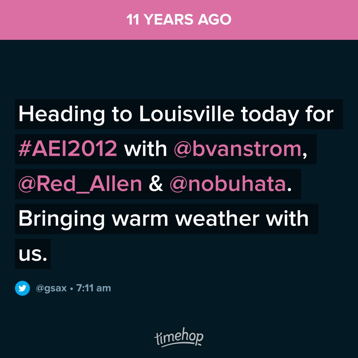 gsax's tweet image. As many of my friends and colleagues embark on #AEI2023 in Seattle, I celebrate the epic Louisville AEI that had me partying w/ a Fowler mom, sipping my first Woodford w/ a Helm, traveling with pre-AEs and maybe changing my whole crazy life.