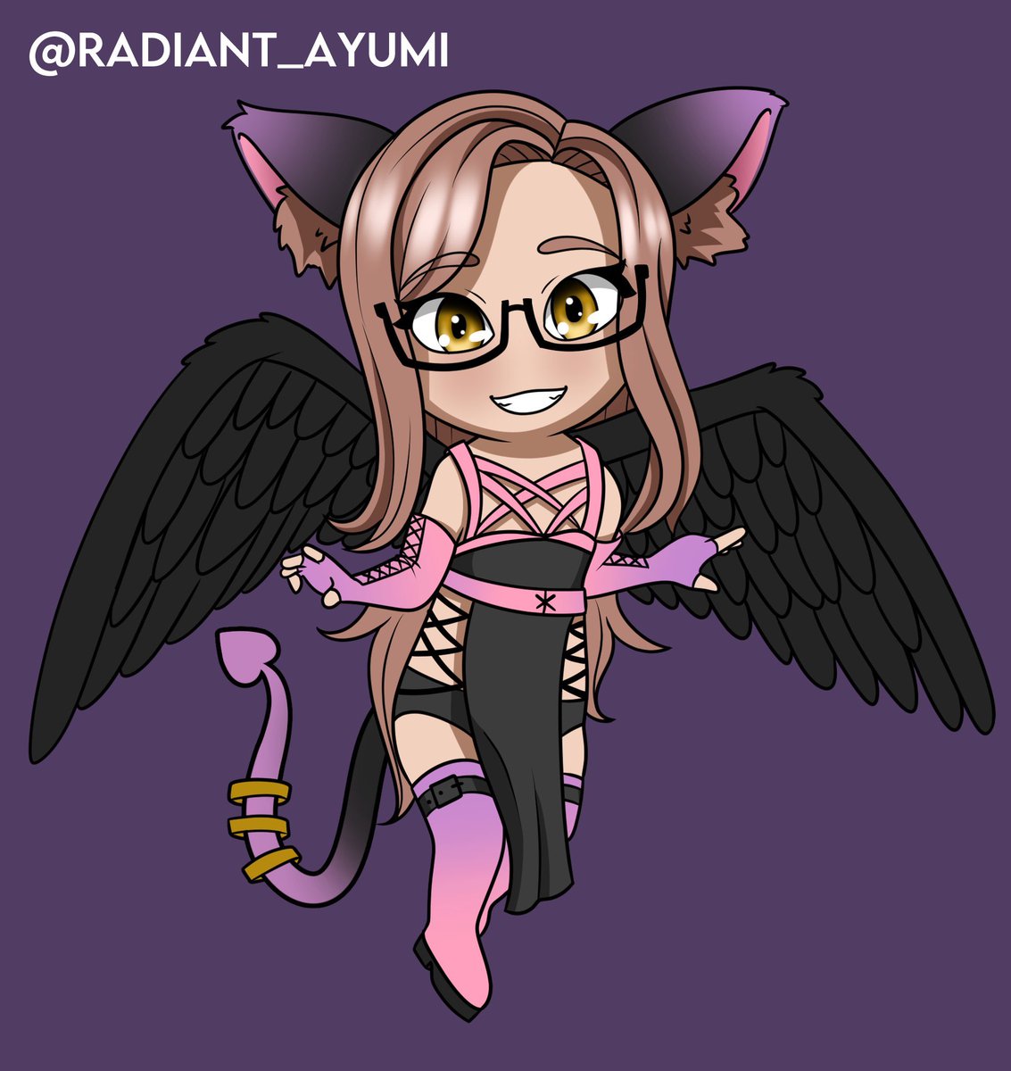 squirrelygame20's tweet photo. LOOK LOOK LOOK!!!! LOOK AT WHAT @Herostrain DID!!!

Buddy GC is totally planning some mischief and Buddy Ayumi is extra adorable!!!

Thank you so much, Hero!!!!

#GCrazyArt #artyummi #Vtuber https://t.co/Wb45eulD0k