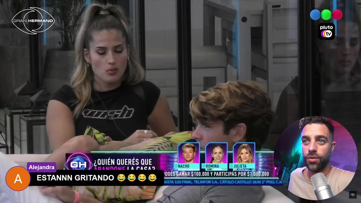 Poggi's tweet photo. 1:16 AM acaban de gritar
ROMINA SOS LA PRÓXIMA, EL DOMINGO TE VAS #GranHermano https://t.co/ovv1oZDEIy
