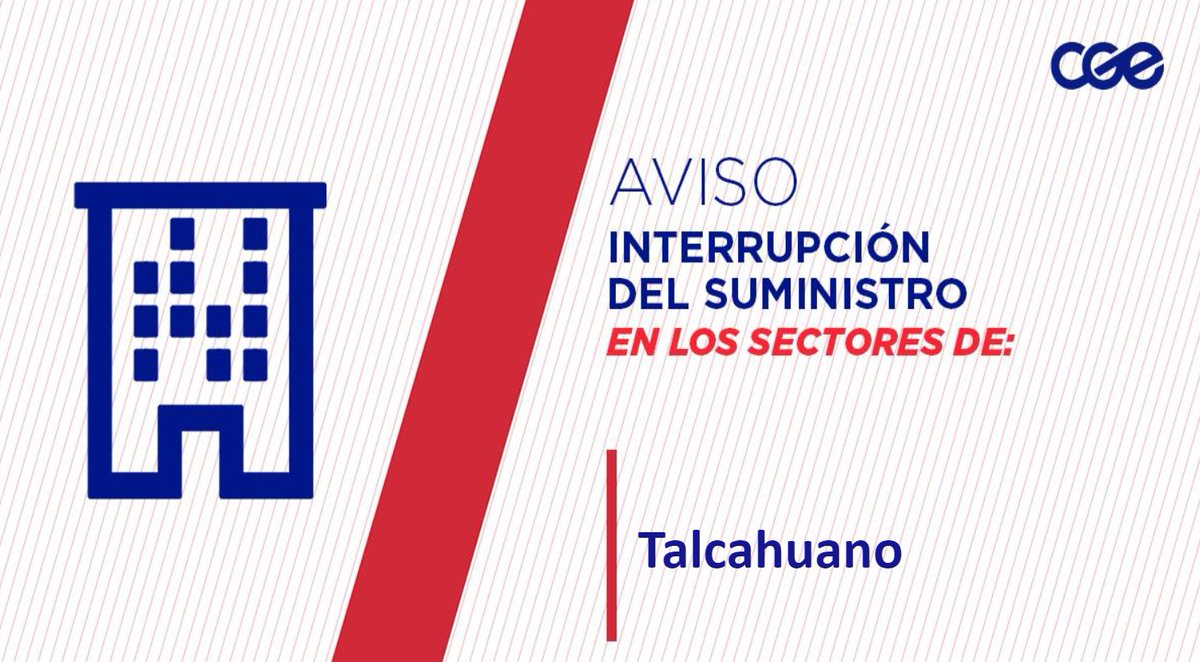 CGE_Clientes's tweet photo. Informamos a nuestros clientes de Manuel Gaete, Volcán Chillán, Volcán Osorno, Iquique, Algarrobo y aledaños, comuna de #Talcahuano, la interrupción del suministro eléctrico. Nuestro personal de emergencia ya está informado. /RT https://t.co/qf6YIczhbV