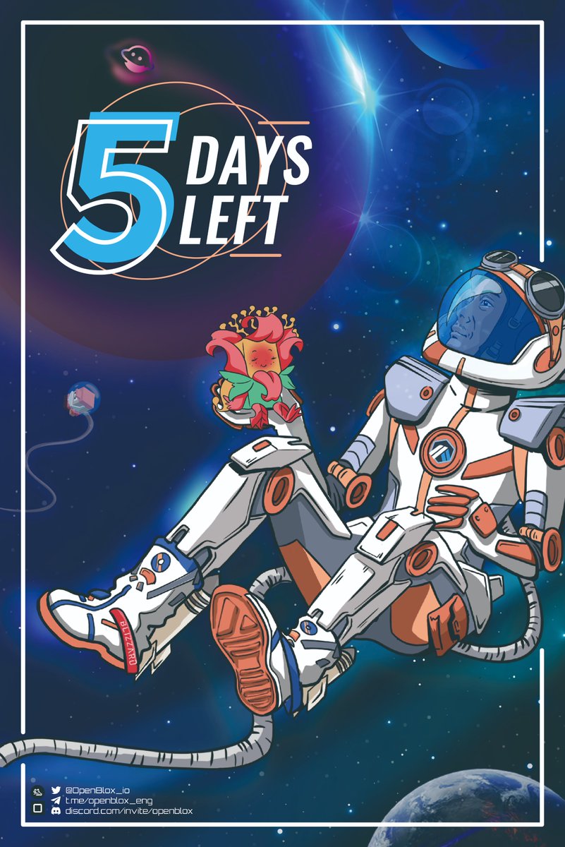 🤖 Only 5 days left!

Do you want to be one of the 20 lucky daily winners? 

Remember to LIKE ❤️ RT 🔁&amp; TAG 3 friends 👇!

#nft #blockchain #openblox #runblox #Arbitrum #giveaway #RunOnArbi