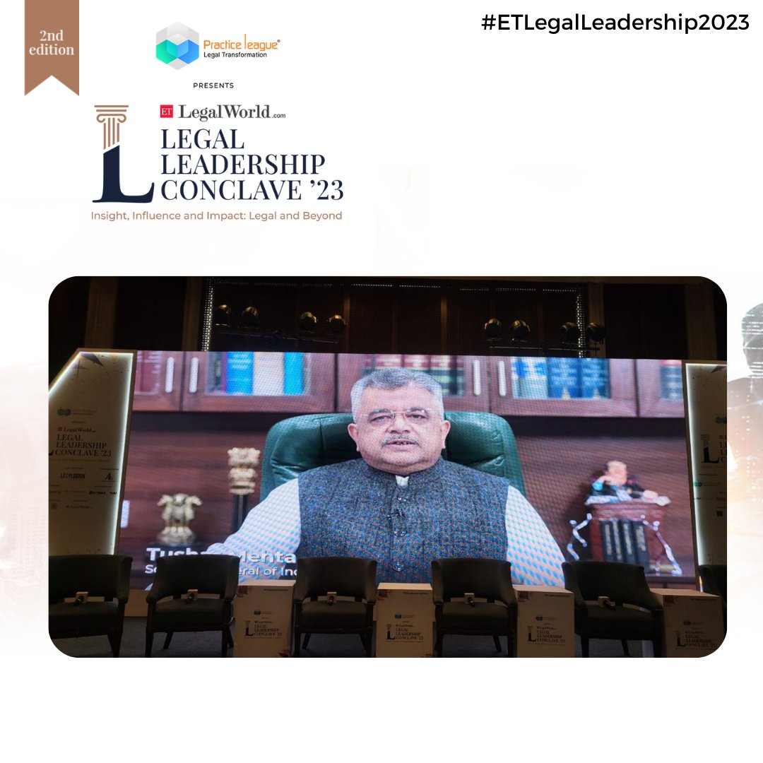 EtLegalworld's tweet photo. It's a fantastic opportunity to be at #ETLegalLeadership2023 and listen to our Chief Guest #TusharMehta, Solicitor General of India. We are taking notes, are you?

Know More: https://t.co/ikkMS0vQWI

#Legal #Leadership #LegalBusiness #LawFirm #LawServices https://t.co/nkC81BtmmT