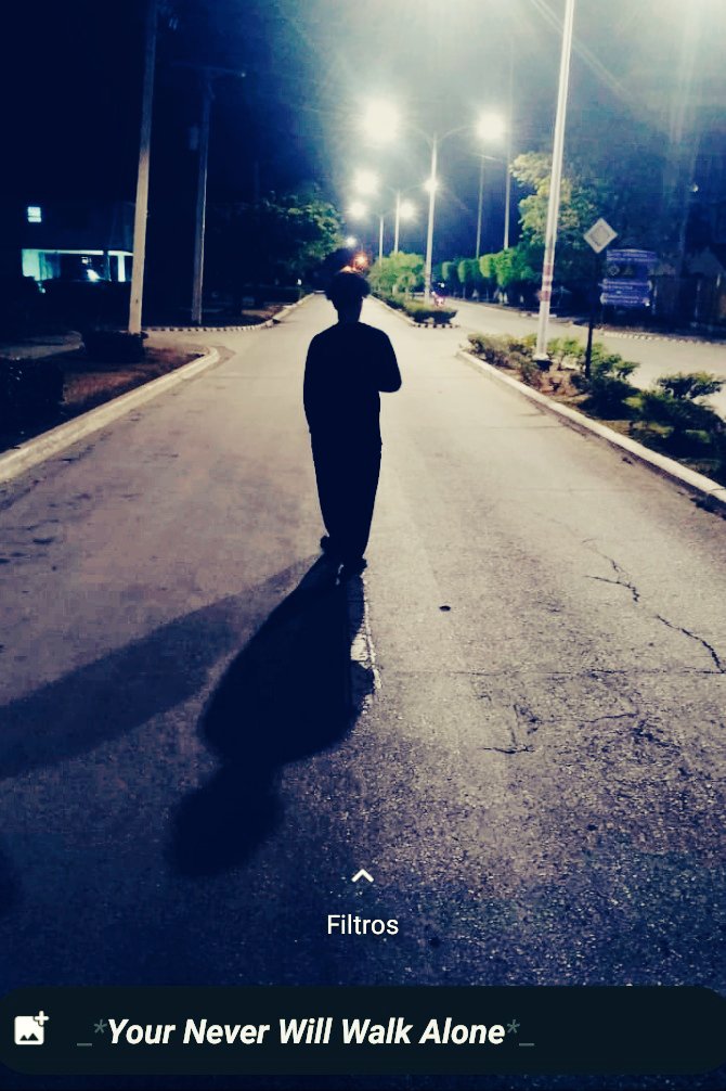 Your Never Will Walk Alone
#thinking 
#moonlight
#lilme 
#Twitter 
#InstagramStories