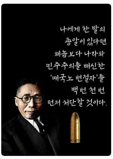 박경리 : 일본인에게는 예를 차리지 말라.
이순신 장군 : 왜는 간사스럽기 짝이 없어.
신채호 선생 : 역사를 잊은 민족에게 미래는 없다.
백범 김구 : 나에게 한 발의 총알이 있다면.