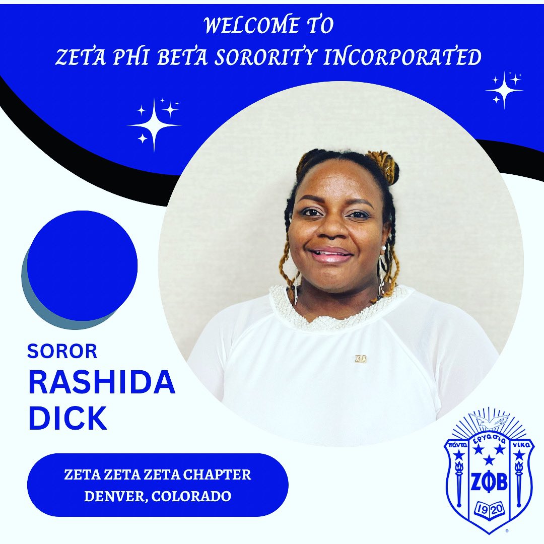 ZPHIBZZZ's tweet photo. Welcome Soror Rashida Dick! 💙🤍 #zphib #embracetheextraordinary https://t.co/geBmPSNwuZ