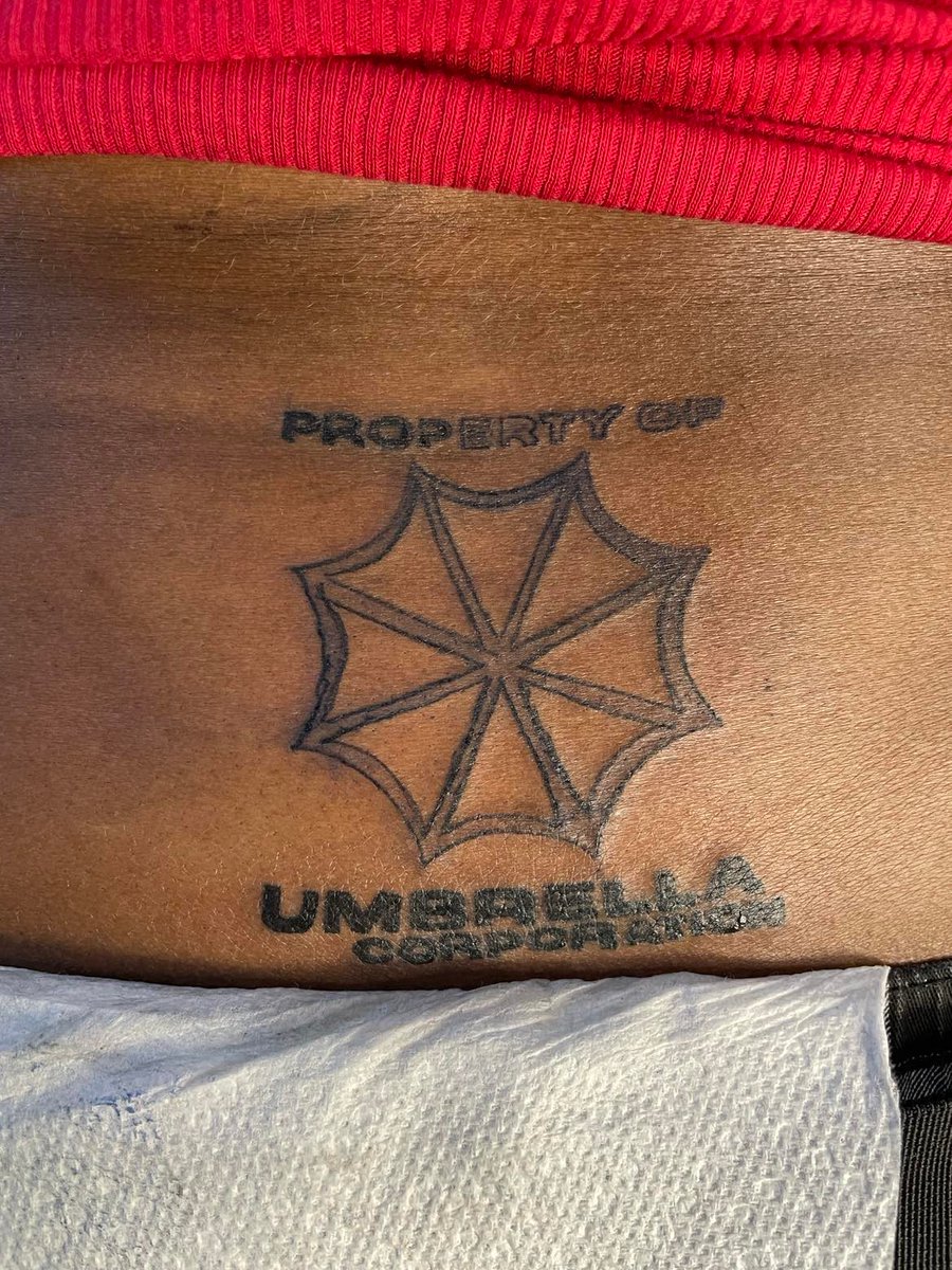 I did a thing!!! #tattoo #residentevil #umbrellacorporation