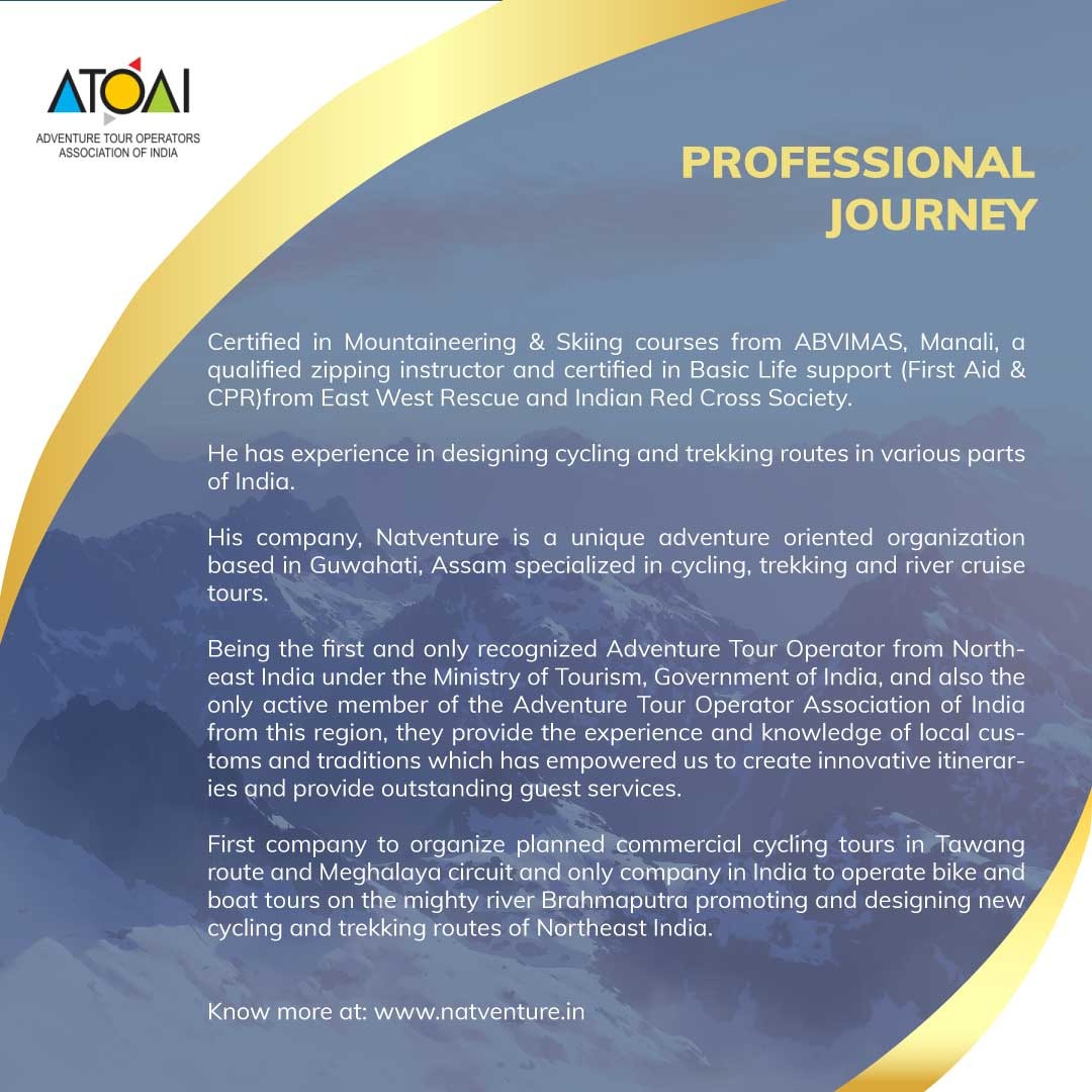 ATOAIexplore's tweet photo. This Friday, at the #ATOAIMemberShowcase we have a special someone who is a randonneur and avid trekker and has experiences in designing cycling and trekking routes in various parts of India. 

Good news - as an #ATOAImember you can even reach out to them. #staytuned #NextFriday https://t.co/jSC0xxChdq