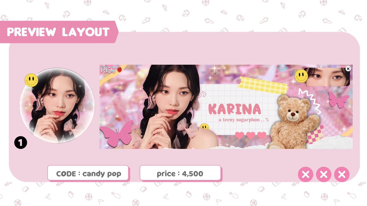 heejinwe's tweet photo. help rt gyus. maci banyak!

hayi chica bawa layout ready stock gemas only 4500/ea get ava png dan free replace text ♡ 

#zonauang 
https://t.co/8jH3T8NWSu
