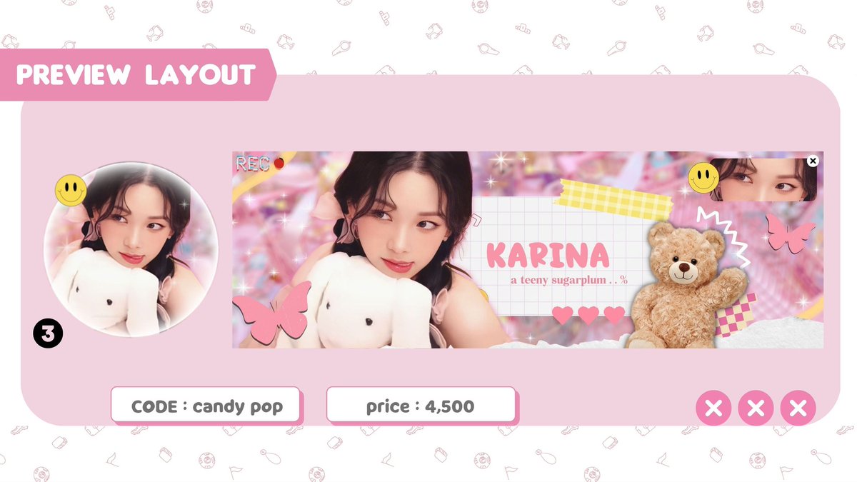 heejinwe's tweet photo. help rt gyus. maci banyak!

hayi chica bawa layout ready stock gemas only 4500/ea get ava png dan free replace text ♡ 

#zonauang 
https://t.co/8jH3T8NWSu