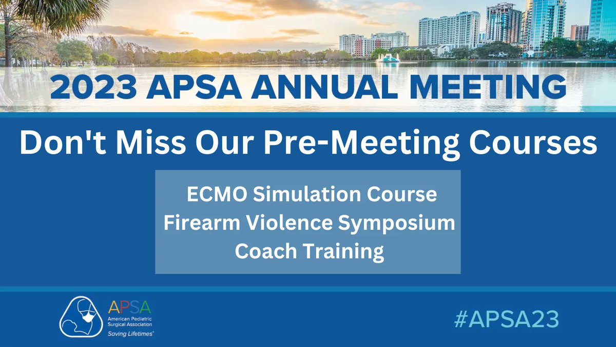 Be sure to check out our #APSA23 Pre-Meeting Courses! Join us on May 9th to take advantage of this exclusive content. Available to pre-registered attendees only—check your email to learn more.