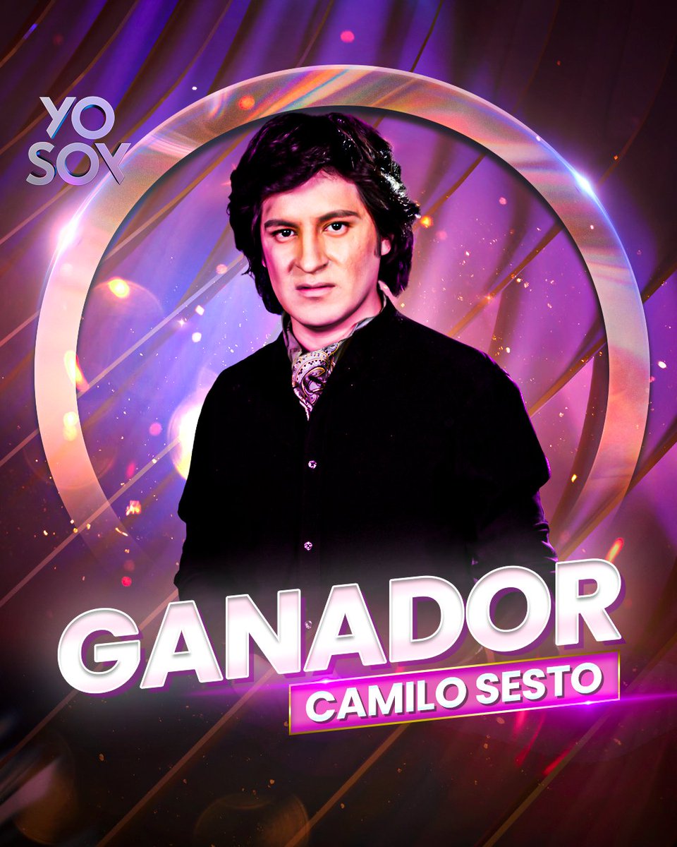 UVtelevision's tweet photo. #Chile | Con el 49,44% de los votos, Roberth Ordoñez se transforma en el ganador de la #SuperFinalYoSoy y se corona como el mejor imitador de América https://t.co/3CaG6wQGXL