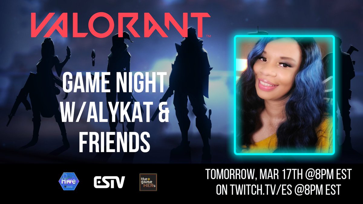 Esports College & Career Pathways (@esportsccp) on Twitter photo Strong women + fps = The Hive!
Join <a href="/thatsoalykat/">Aly</a> & friends as they being back #VALORANT this Friday. Predict who they will select. 👉 Tomorrow @ 8pm EST on twitch.tv/esportsccp
#esports <a href="/estvesportstv/">ESTV - Esports TV</a> <a href="/thegamehers/">the*gamehers</a> Strong women + fps = The Hive!
Join <a href="/thatsoalykat/">Aly</a> & friends as they being back #VALORANT this Friday. Predict who they will select. 👉 Tomorrow @ 8pm EST on twitch.tv/esportsccp
#esports <a href="/estvesportstv/">ESTV - Esports TV</a> <a href="/thegamehers/">the*gamehers</a>