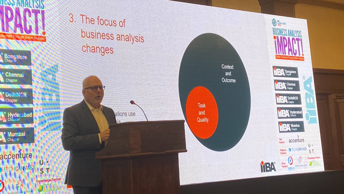 Task and quality is important but we need to do that at scale appropriate for the context to attain the outcome.