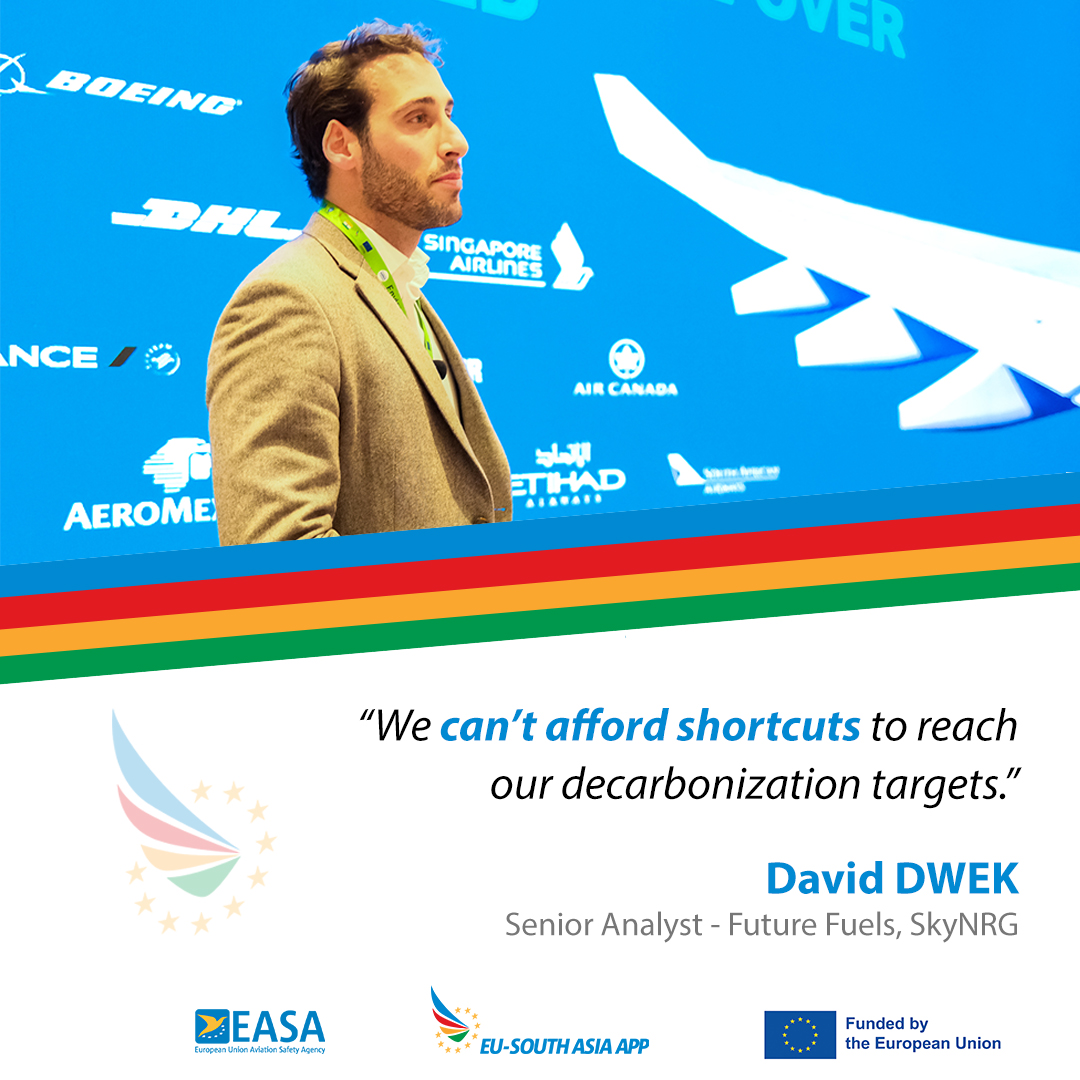 EU_SA_APP's tweet photo. Continuing with the Environment matters in Aviation Workshop held in Dehradun, India this week, David Dwek shared @SKYNRG's vast experience in the Sustainable Aviation Fuels #SAF industry and provided insightful lessons from an EU context.

#EU4Sustainability #ClimateAction @EASA https://t.co/tFanF8fb2e