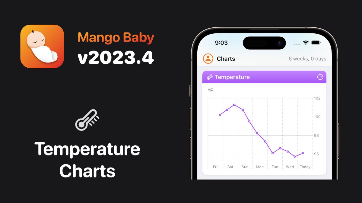 Mango Baby: Newborn Tracker with Siri 🥭👶 tweet media