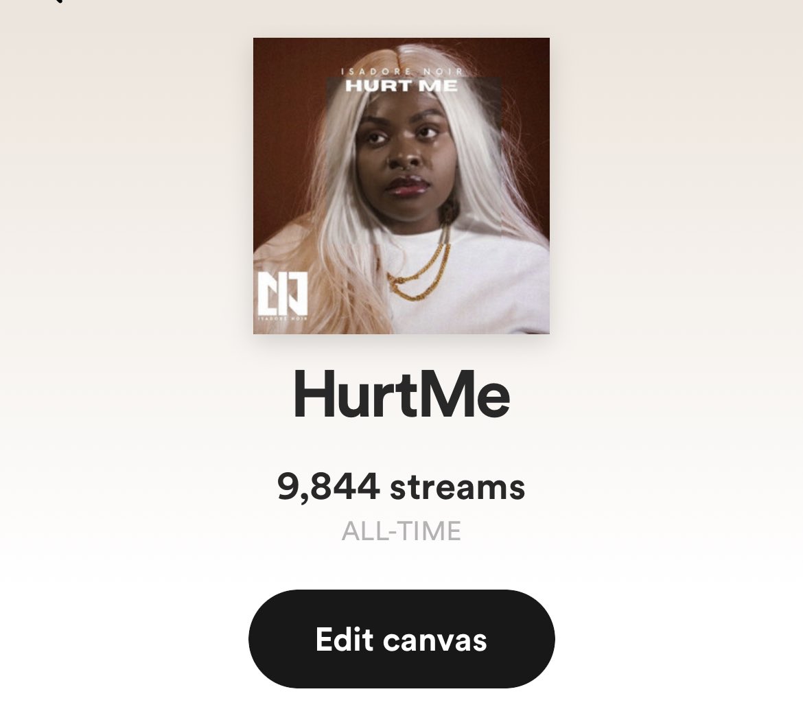 isadorenoir's tweet photo. The people are in their feelings bc why is hurtme about to hit 10k streams on Spotify!!!! 

Fuck!!! Idc idc idc this means A LOT TO ME https://t.co/gFimhrpms8