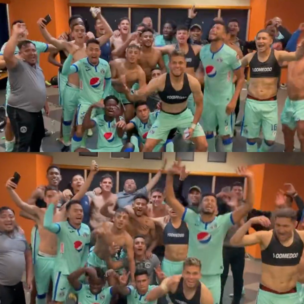 InvictosSomos's tweet photo. Saluden al ÚNICO EQUIPO CENTROAMERICANO que se clasificó a los cuartos de final de la presente Concachampions. Saluden al conjunto que se cargó al campeón de la Liga MX en su propia casa. Saluden al Motagua de Honduras. FELICIDADES. https://t.co/sp2Ai577yC