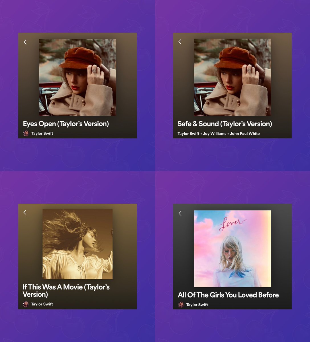 What is your favorite of Taylor Swift’s releases tonight?