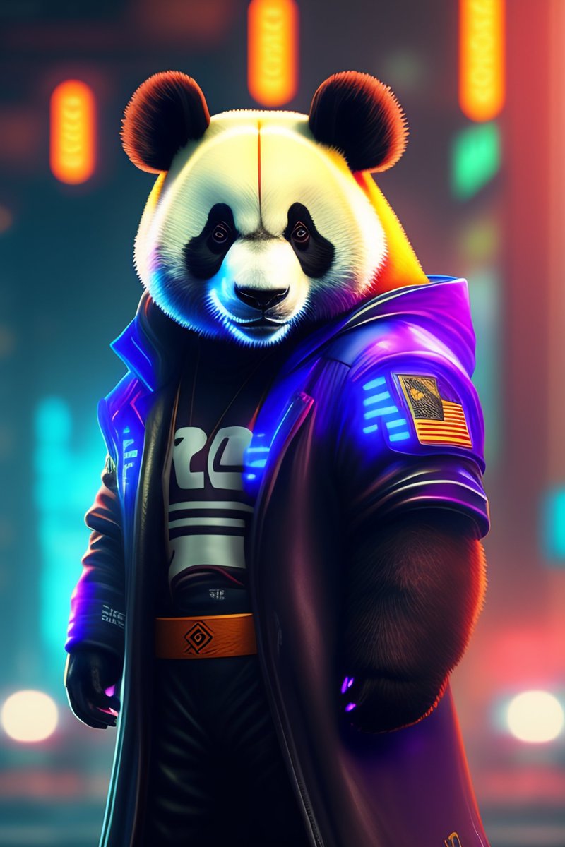 PANDA 🐼🕶
FROM THE CYBER PET'S AND ANIMALS COLLECTION 💎

#panda #PandaDay #animal #cyber  #future #NFTs #NFTCommunitys #NFTsales #opensea  #USA