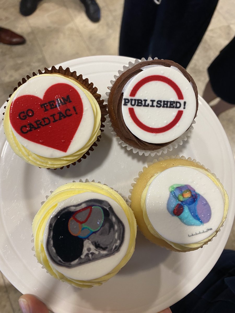 We have a few overachievers here at Ingham Medical Physics! Check out the awesome cupcakes Rob brought in to celebrate the team's recent publication on a fully automated cardiac substructure segmentation tool. You can try it out here: pyplati.github.io/platipy/