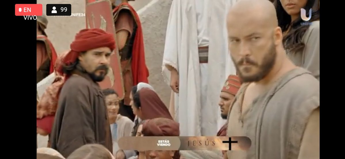 castillo_auroa2's tweet photo. La cara de Barrabás es justamente la cara de una persona que se decepciona al ver a su amad@ en otro lugar con otr@ sin duda esta novela te enseña en todas las áreas de tu vida sobre todo la espiritual  #JesusEnUNIFE34 https://t.co/sYvUDHk7Mx
