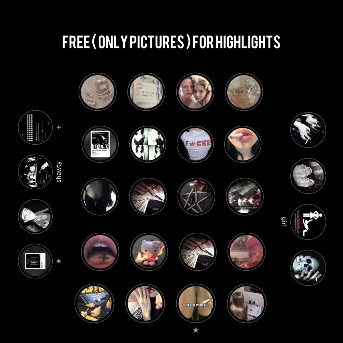 𓈒 set 25 works &amp; free highlight 𓈒
⠀collab work with <a href="/frtyzq/">♱ . dope yuan #669</a> 🖤

⠀⠀⠀⠀✟⠀15 thb. for all⠀✟

can mention or dm ✮ until close