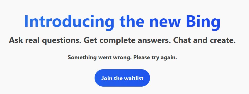 Hey <a href="/bing/">Bing</a> ... Why no love for me? 🥹