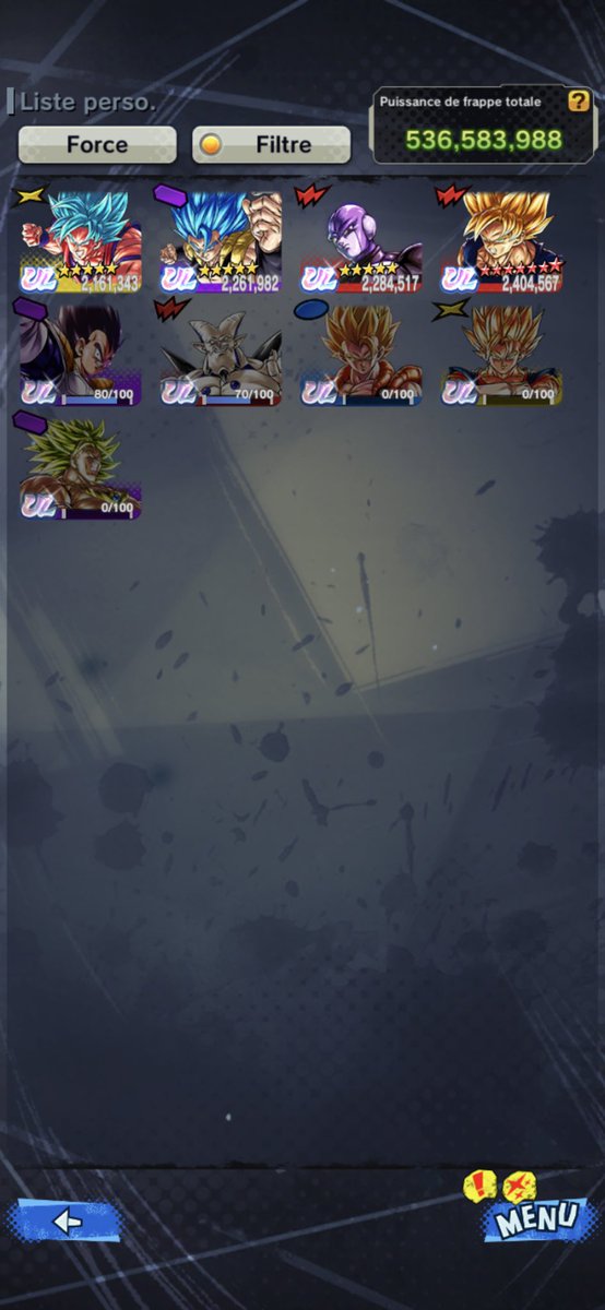 GoldDjo's tweet photo. @ZarakiYT Je suis f2p et ça fait à peu près 8 mois que je joue ! Je me trouve très chanceux dans les tirages , heureusement . https://t.co/FmM3i6l6IA