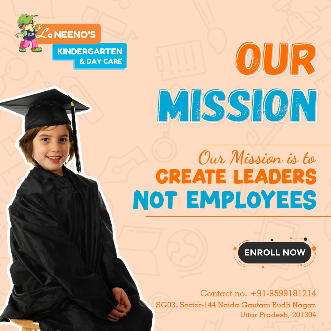 Unlock your child's true potential and empower them to be leaders of tomorrow. Enroll them at La Neeno's Kindergarten & Day Care today.

#CreateLeaders #ChildEmpowerment #EarlyEducation #laneenos #neenoseducation #healthymeals #nutrition #nutritiousmeals #laneenoskidergarten