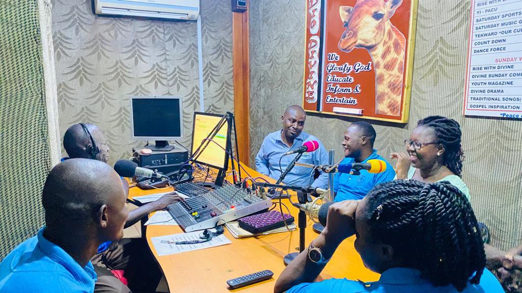 Yesterday our Eye screening and surgical cam started,our team was hosted by Radio Divine to discuss everything Eye care Needs among our people.