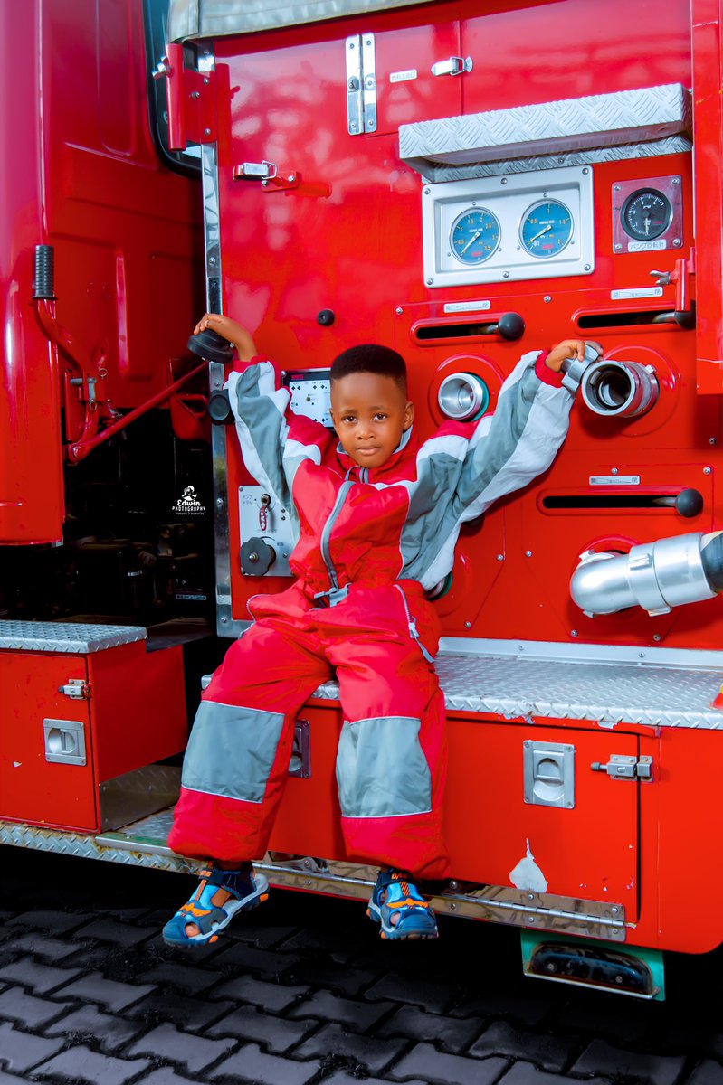 NanaMalaika3's tweet photo. So every year I give my son a chance to choose his birthday theme and this year he chose FIRE 🔥.because he wants to be a firefighter 👩‍🚒. Say less my son, mummy will always be here for you. Happy 5th birthday My Love 😍 
Mother&amp;Son firefighters🚒 👨‍🚒 @MumClimate  @parents_4future https://t.co/iZZ1vMDCHn