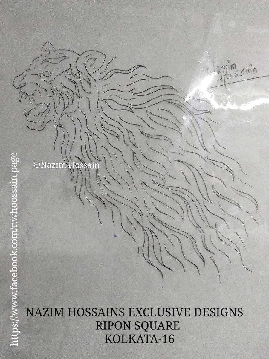 whoossain_nazim's tweet photo. Tiger face Motif for #Achkan
@STAEMars #MyWork
#ExclusiveCustomizedEmbroiderySketches https://t.co/Cqmom9G0UC