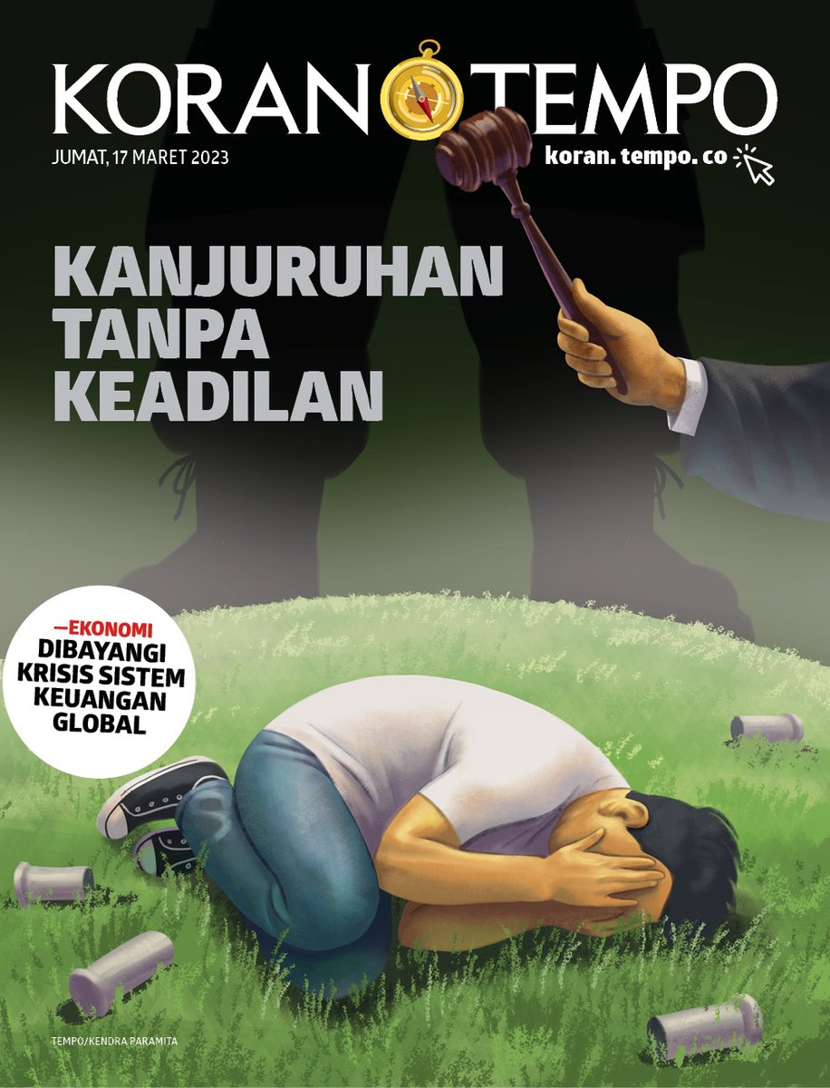 Tempo_Plus's tweet photo. Vonis bebas dua aktor penembakan gas air mata menjadi bukti keadilan absen di tragedi Kanjuruhan. Derita korban masih tersisa.

Simak edisi terbaru Koran Tempo, hanya di https://t.co/JSPrmxFxEM 

#korantempodigital #KoranTempo https://t.co/suqjNcAu6F