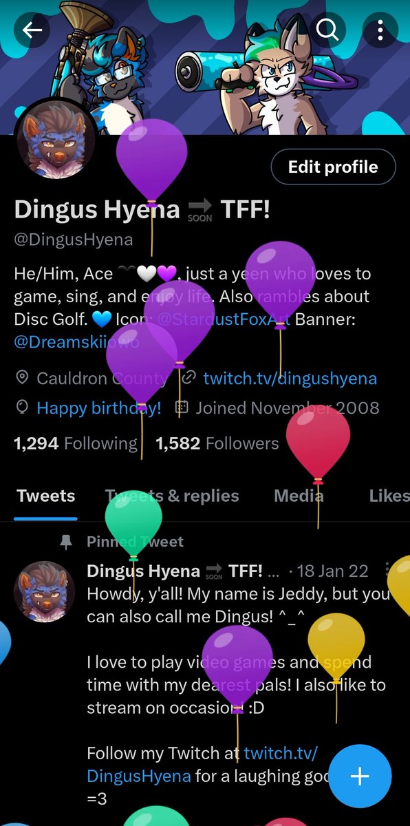 Dingus Hyena tweet media
