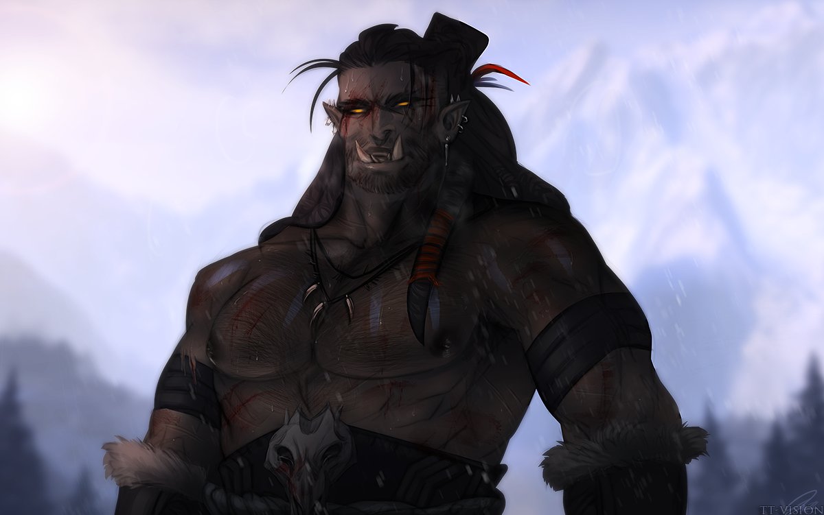 Orcish_Breeder's tweet photo. @Ashy_Katt "Boo~" https://t.co/hudDymP2hu