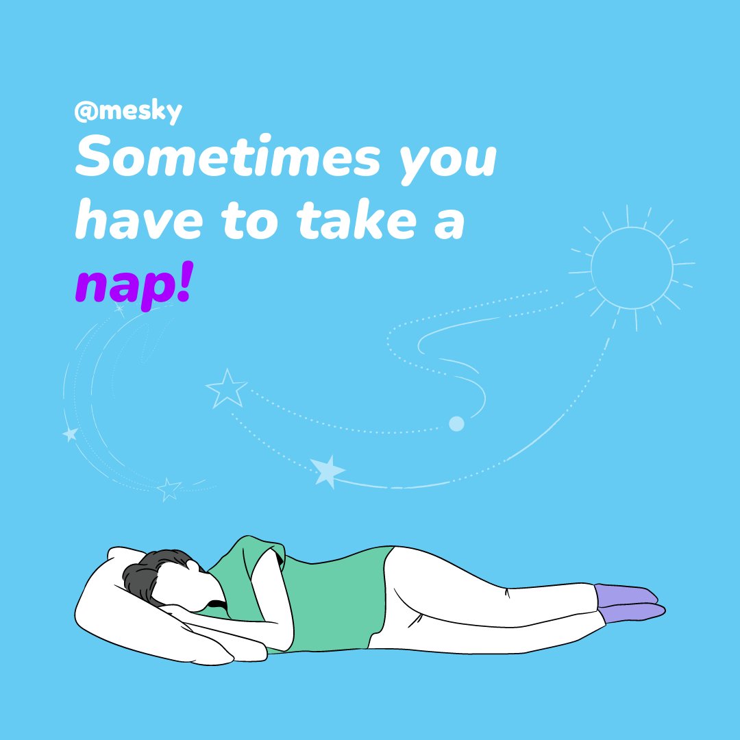 MeskyIndia's tweet photo. A little reminder that getting enough sleep isn't laziness, it's self-care. On this World Sleep Day, here is a reminder that taking a break and prioritizing rest is okay. Hit that reset button for your body! 💜

#WorldSleepDay #SleepMatters  #SleepAwareness #SleepForWellness https://t.co/EbyXAc4yll