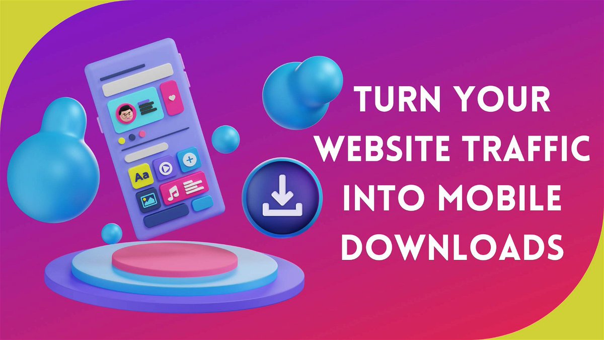 With the help of our step-by-step guide, turn the website traffic into mobile downloads and retain the users to increase the app’s visibility and engagement. esearchlogix.com/tech/turn-webs…

#WebTraffic #MobileDownloads