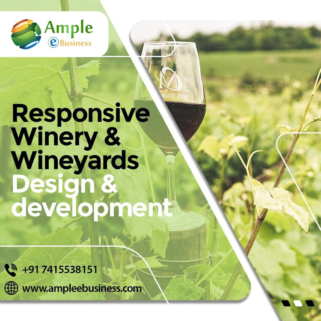 ampleebusiness's tweet photo. Attention wine lovers! Are you looking for a new and improved way to showcase your winery and vineyard online? Look no further! Let's work together to create a stunning website that showcases your wines, grapevines, and branding! Visit now: https://t.co/GKfX3jT40u

#winery https://t.co/ryiJiAxTjk