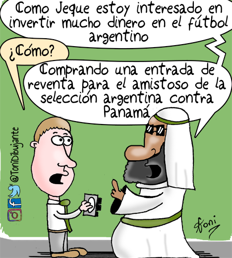 ToniDibujante's tweet photo. Costoso #amistoso #panama #seleccionargentina #afa #reventa #messi #jeque #scaloneta https://t.co/hDtnLN27ZS