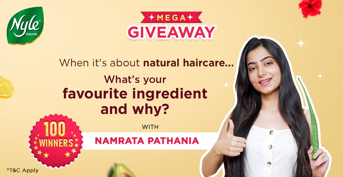 NyleNaturals's tweet photo. 𝐏𝐚𝐫𝐭𝐢𝐜𝐢𝐩𝐚𝐭𝐞, 𝟏𝟎𝟎 𝐰𝐢𝐧𝐧𝐞𝐫𝐬 𝐭𝐨 𝐰𝐢𝐧 𝐛𝐢𝐠𝐠𝐠𝐠𝐠🎁 𝐀𝐦𝐚𝐳𝐢𝐧𝐠 𝐩𝐫𝐨𝐝𝐮𝐜𝐭𝐬 & 𝐚𝐦𝐚𝐳𝐨𝐧 𝐯𝐨𝐮𝐜𝐡𝐞𝐫𝐬.
Hurry up and participate now!
#Haircare #HaircareEssentials #HaircareIngredient #ContestAlert #MegaGiveaway #NylePure #RootedInPurity https://t.co/ToULrpDMY1