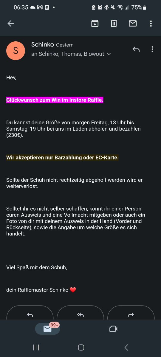 Success by a Member | Cook soles with your mates! #Solemates #solem8s #success #sneakerheads #german #cookgroup