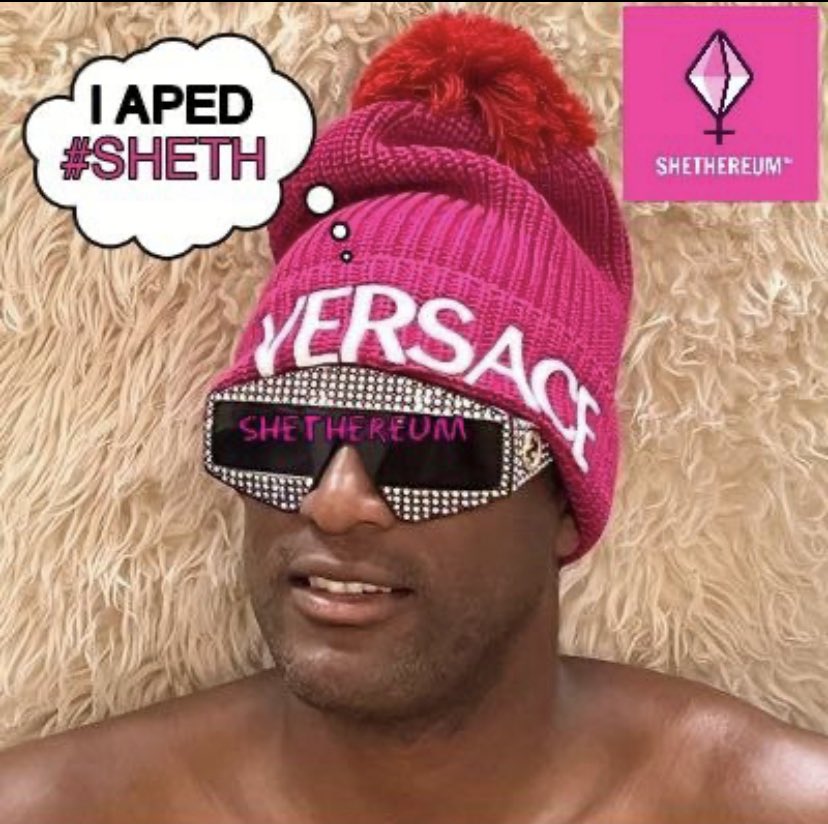 HumanBeing1099's tweet photo. @iambroots Check out @shethereumtoken

Well known caller, Winslow, is supporting &amp; part of the team.

Team is doxxed, and very well experienced!

They are going to create the 1st ever female #blockchain

This is one #Crypto you want to keep an eye on!

#Shethereum $ETH $BTC $BNB #NFA #DYOR https://t.co/K2UROCDGAD